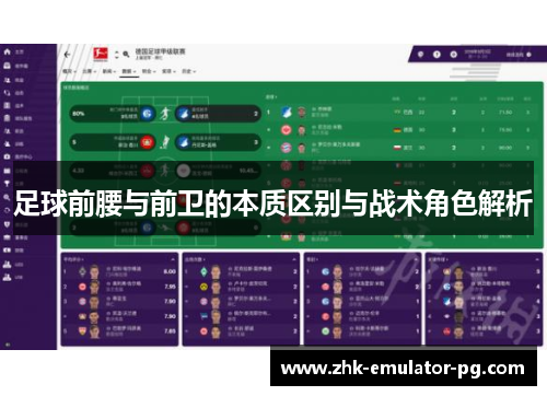 足球前腰与前卫的本质区别与战术角色解析