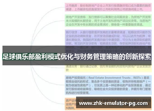 足球俱乐部盈利模式优化与财务管理策略的创新探索